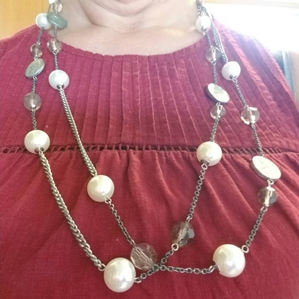 2 Necklaces and Matching Earrings